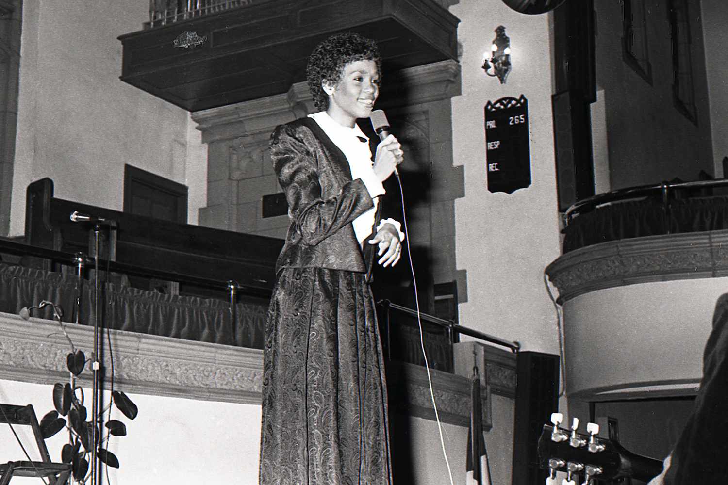 Whitney Houston in church