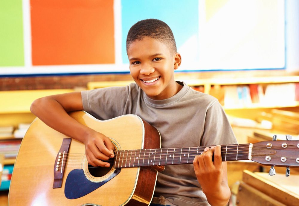 guitar student